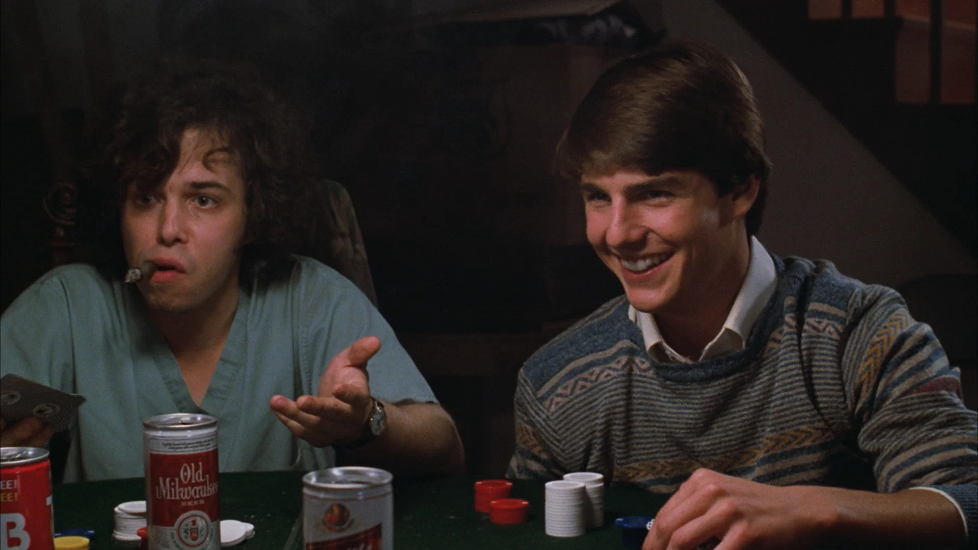 Riskli İş 1983, Almanca, Amerika Birleşik Devletleri, Bronson Pinchot, Curtis Armstrong, Dram, İngilizce, Joe Pantoliano, Komedi, Megan Mullally, Paul Brickman, Rebecca De Mornay, Richard Masur, Romantik, Sean Penn, Tom Cruise